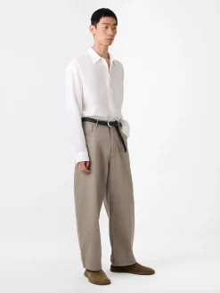 New Studio Nicholson Rafe Linen Shirt Milk