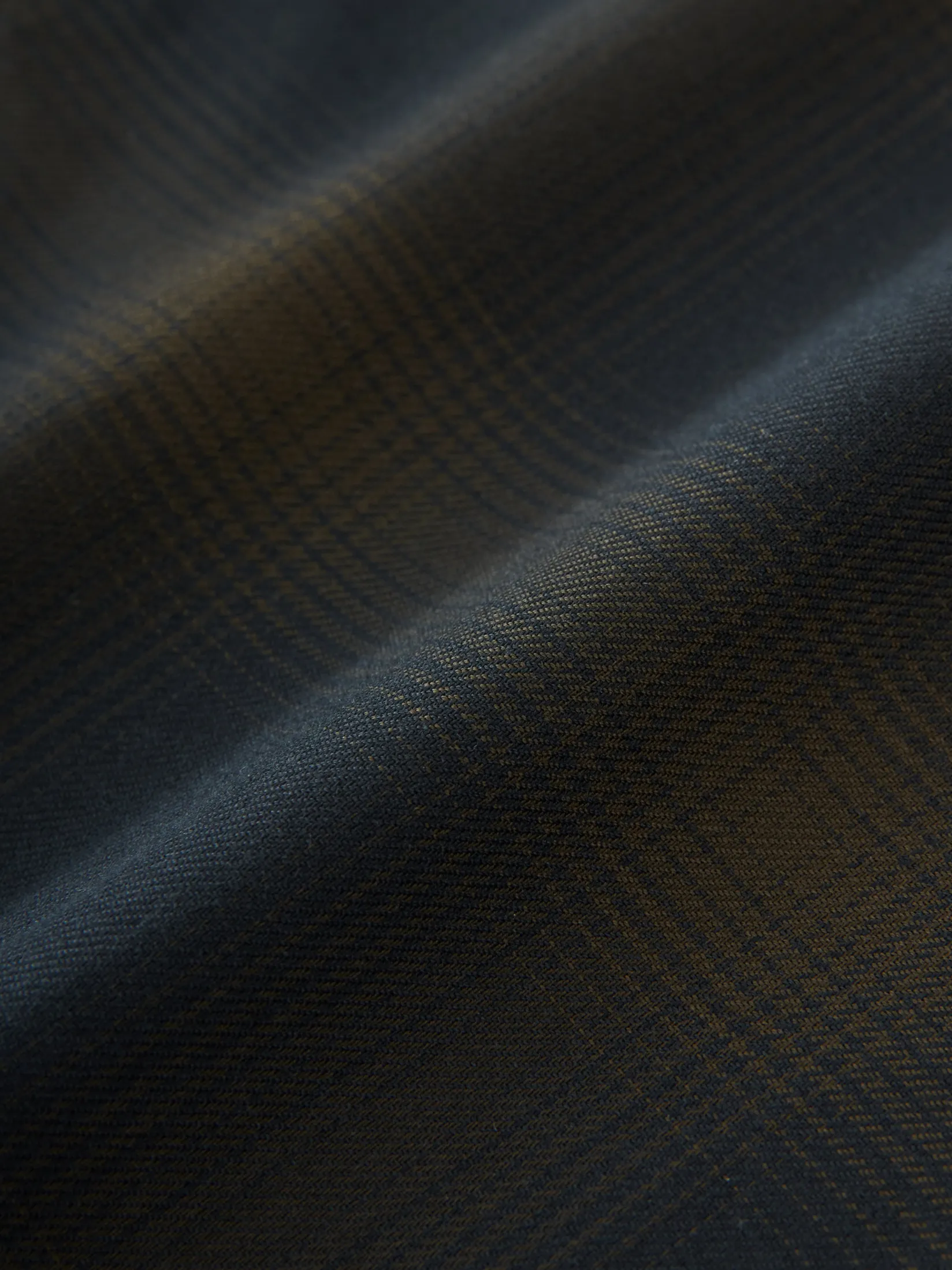 Clearance Studio Nicholson Ray Shirt Black / Chocolate Brown Check