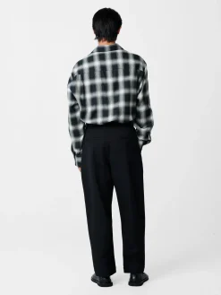 Hot Studio Nicholson Ray Shirt Black / Ecru Check