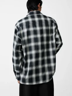 Hot Studio Nicholson Ray Shirt Black / Ecru Check