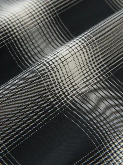 Hot Studio Nicholson Ray Shirt Black / Ecru Check