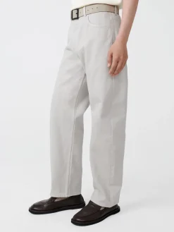 Fashion Studio Nicholson Reed Denim Pant Bone Grey
