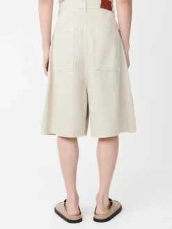 Sale Studio Nicholson Reverse Denim Short Dove