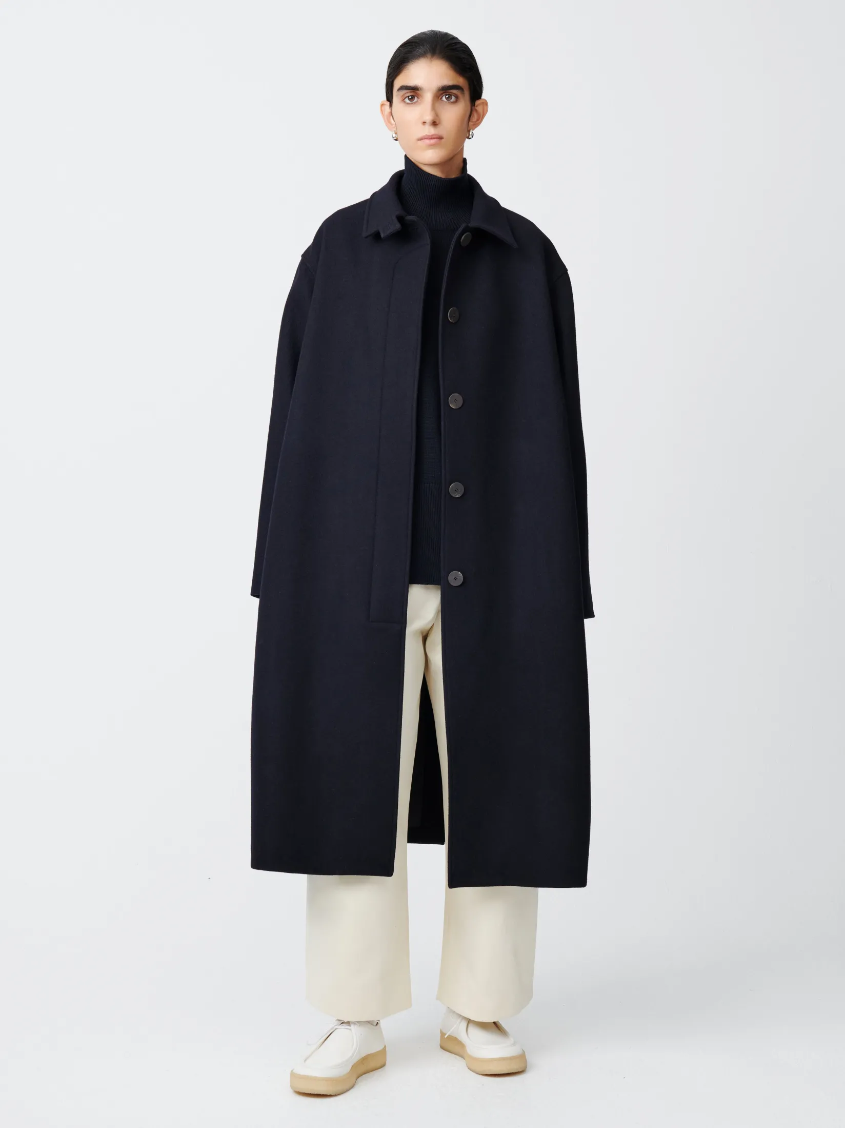 New Studio Nicholson Ria Coat Dark Navy