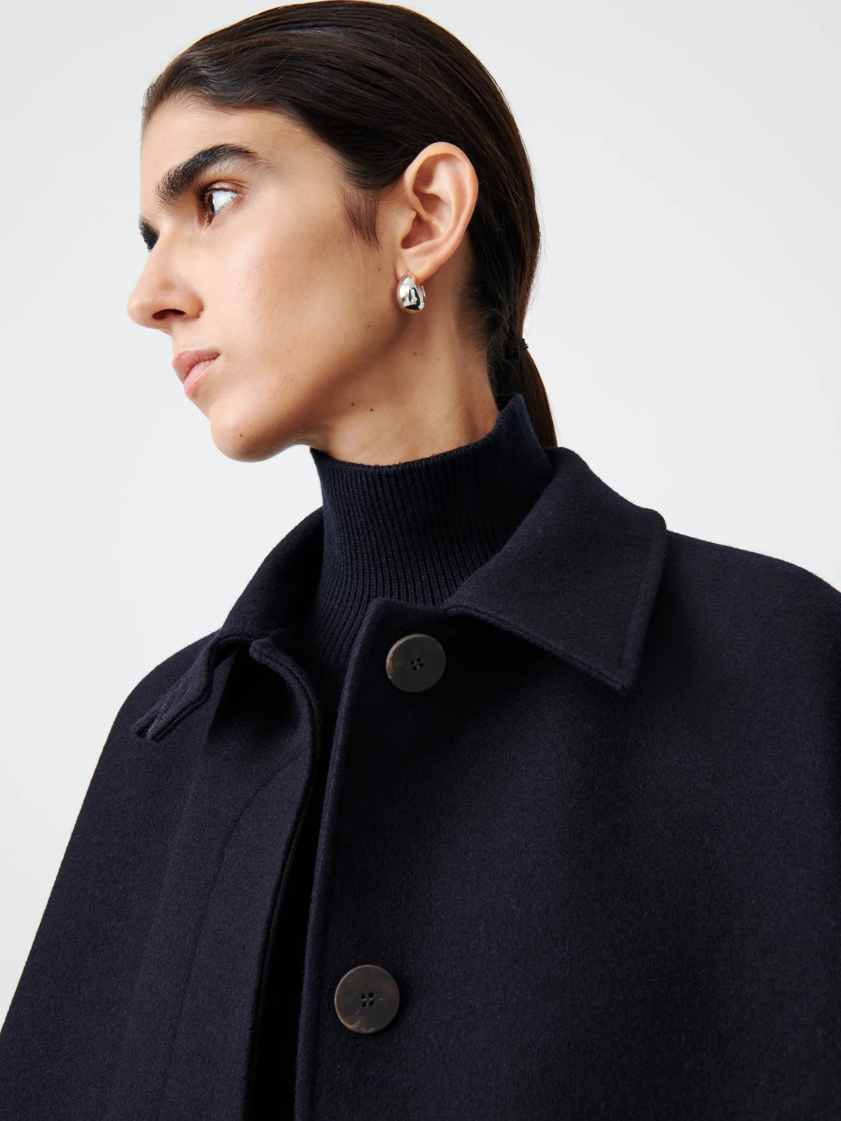 New Studio Nicholson Ria Coat Dark Navy