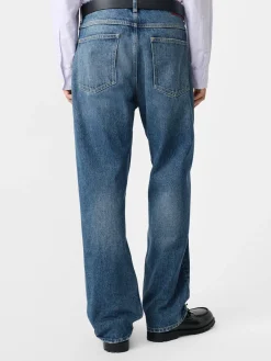 Clearance Studio Nicholson Riso Denim Pant Worn Wash Indigo