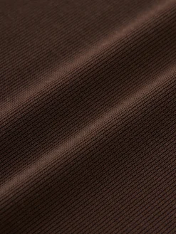Online Studio Nicholson Rond T-shirt Chocolate Brown