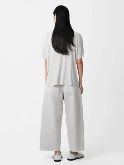 Online Studio Nicholson Rond T-shirt Bone Grey