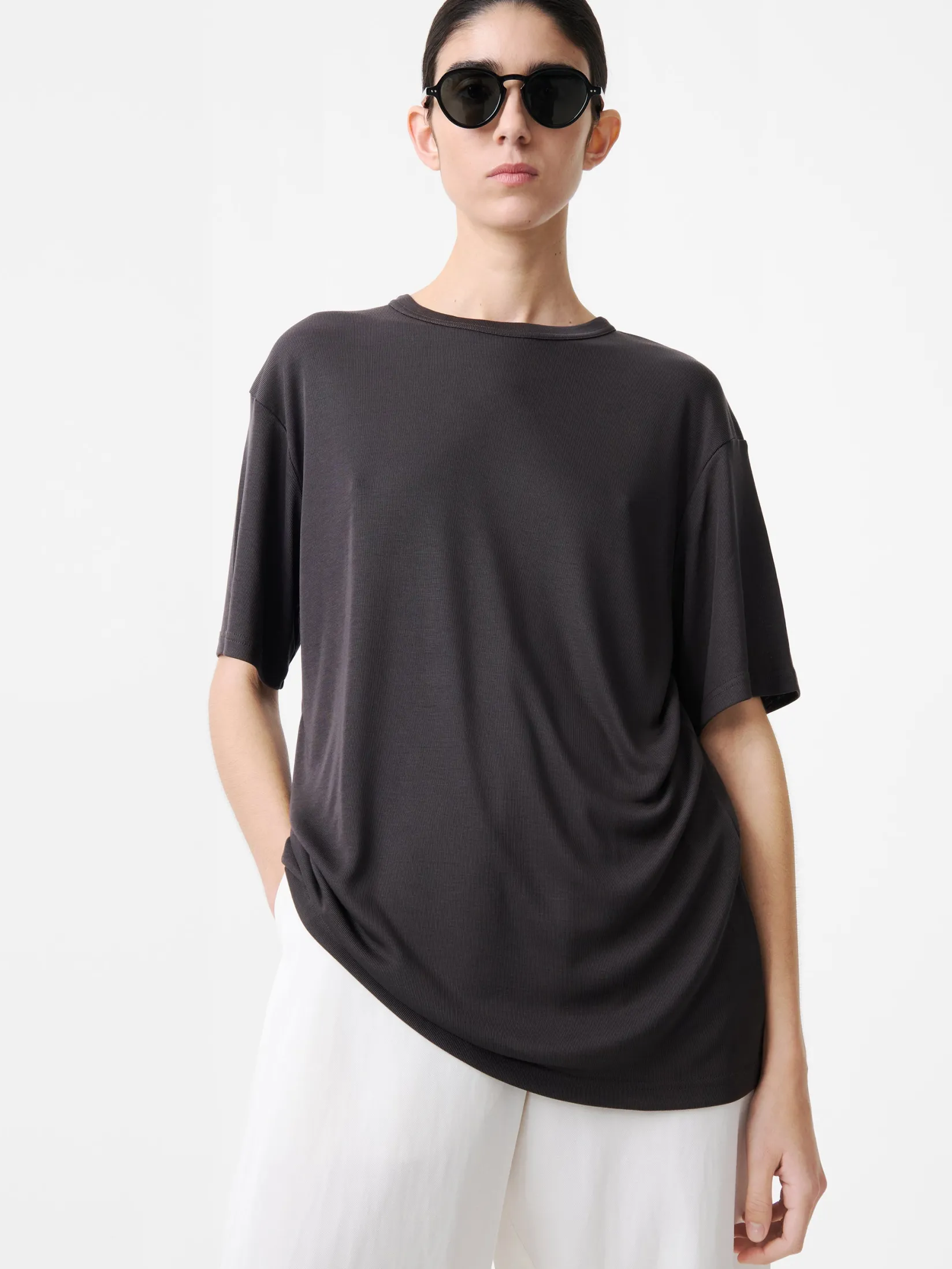Online Studio Nicholson Rond T-Shirt Oil