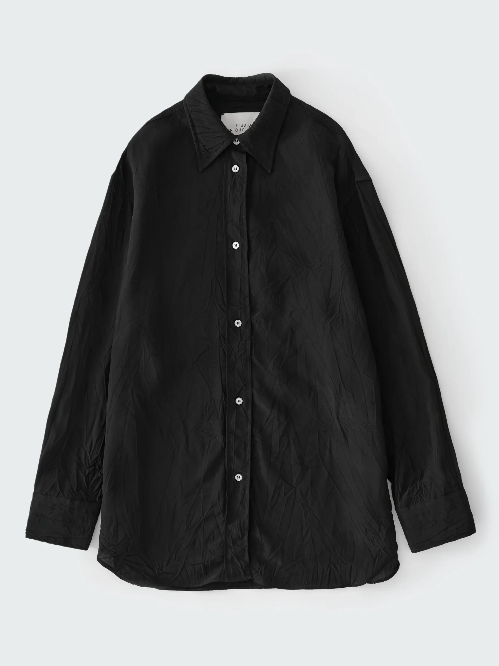 Best Studio Nicholson Rouen Shirt Black