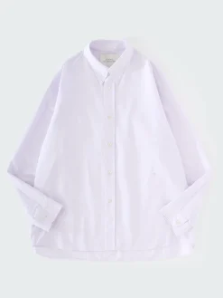 Clearance Studio Nicholson Ruskin Shirt Lilac Stripe