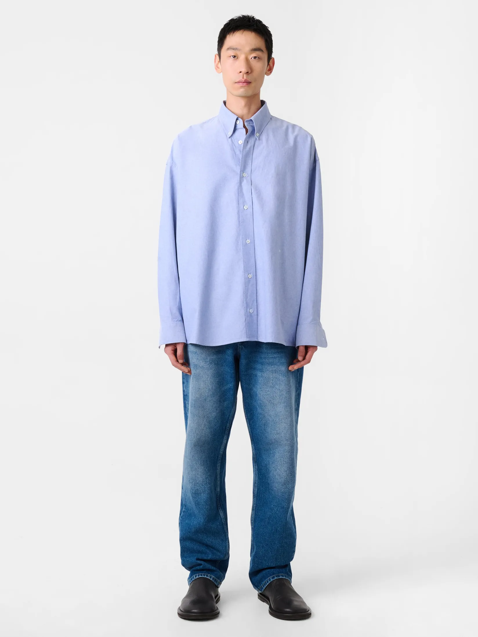 Fashion Studio Nicholson Ruskin Shirt Powder Blue