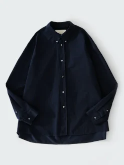 Sale Studio Nicholson Ruskin Shirt Darkest Navy