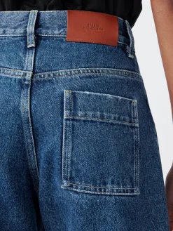 Sale Studio Nicholson Ruthe Denim Pant Beach Fade