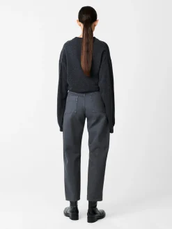 Sale Studio Nicholson Ruthe Denim Pant Tarmac