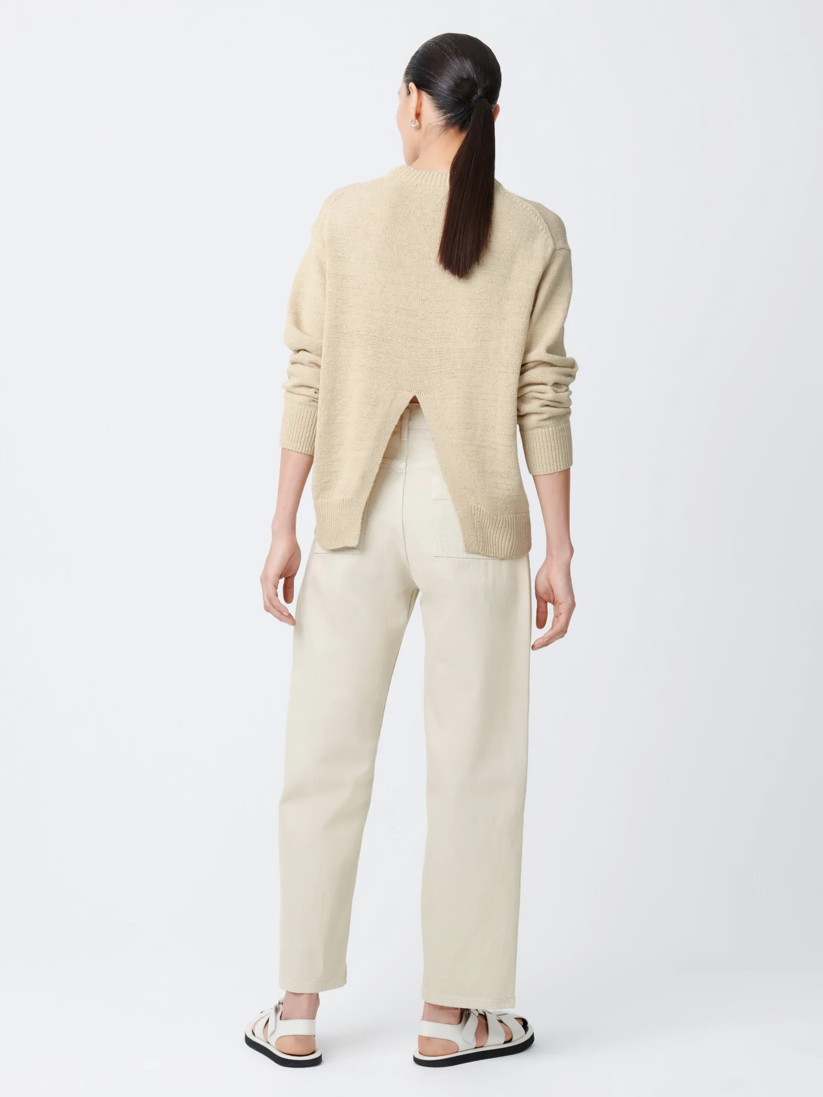 Online Studio Nicholson Ruthe Denim Pant Dove