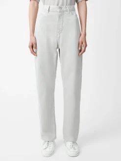 Clearance Studio Nicholson Ruthe Denim Pant Bone Grey