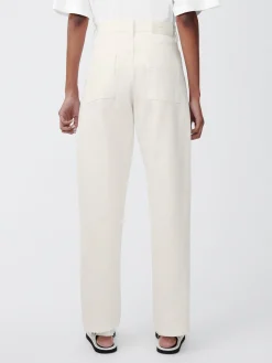 Fashion Studio Nicholson Ruthe Denim Pant Parchment
