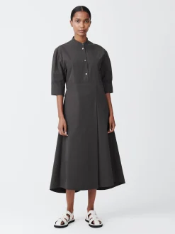 Online Studio Nicholson Sabo Cotton Dress Asphalt