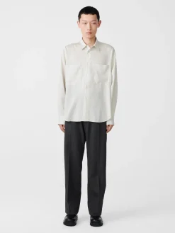 Online Studio Nicholson Salin Shirt Stripe Black