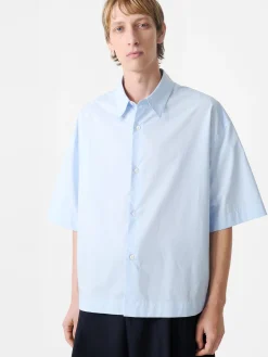 Discount Studio Nicholson Sanko Shirt Sky Blue