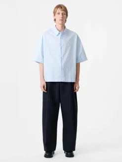 Discount Studio Nicholson Sanko Shirt Sky Blue