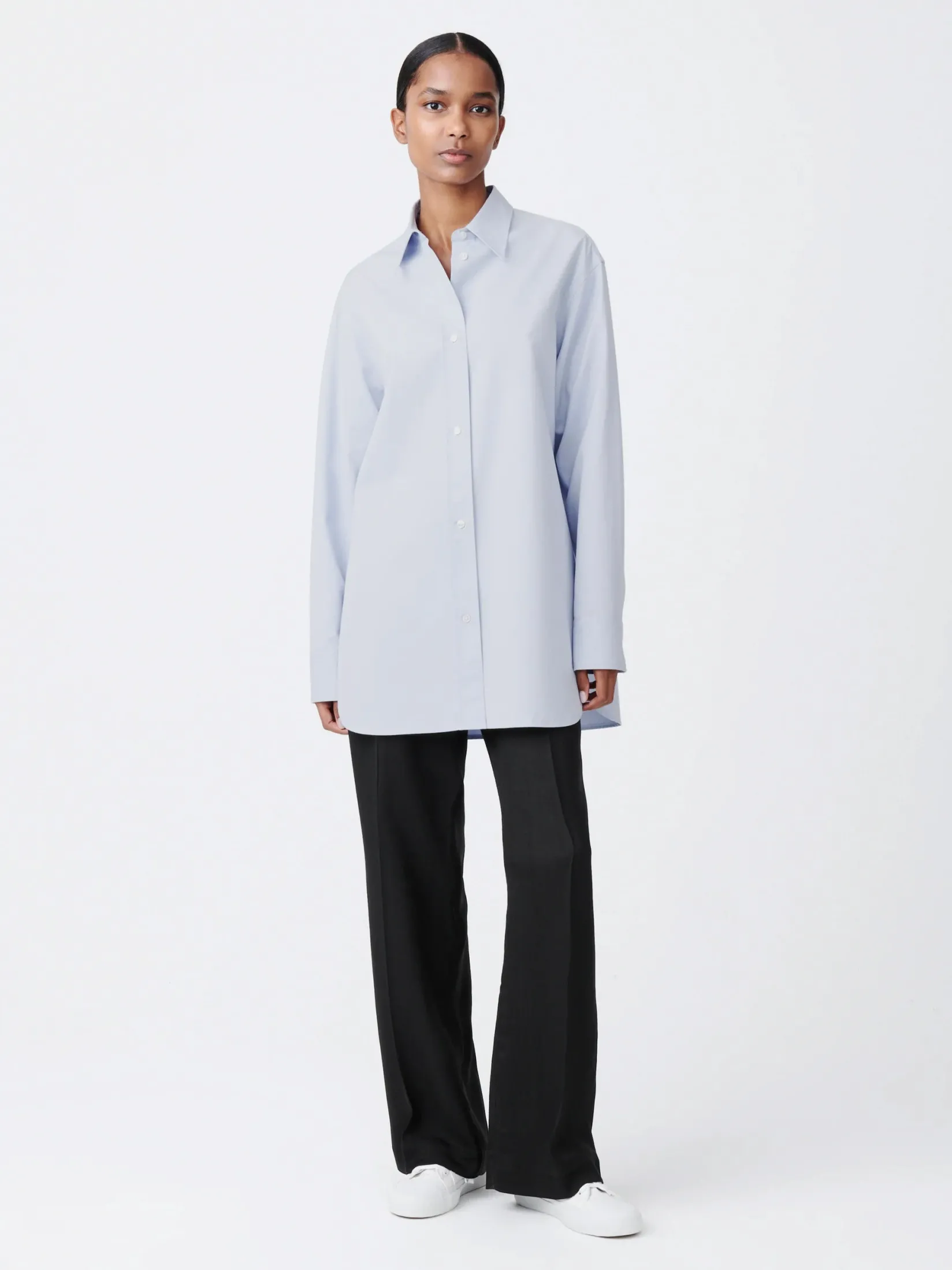 Outlet Studio Nicholson Santos Oxford Shirt Mist