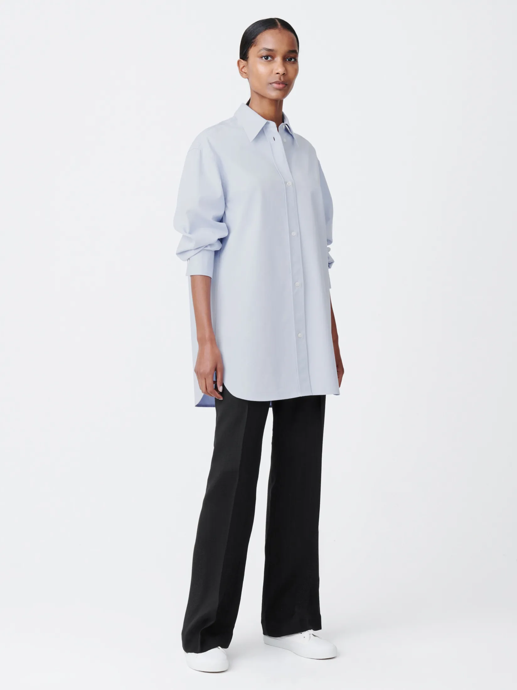 Outlet Studio Nicholson Santos Oxford Shirt Mist
