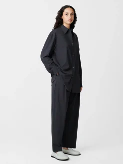 Clearance Studio Nicholson Santos Shirt Seal Blue