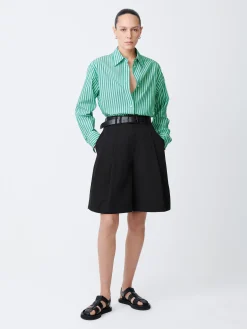 Best Studio Nicholson Santos Shirt Stripe Green
