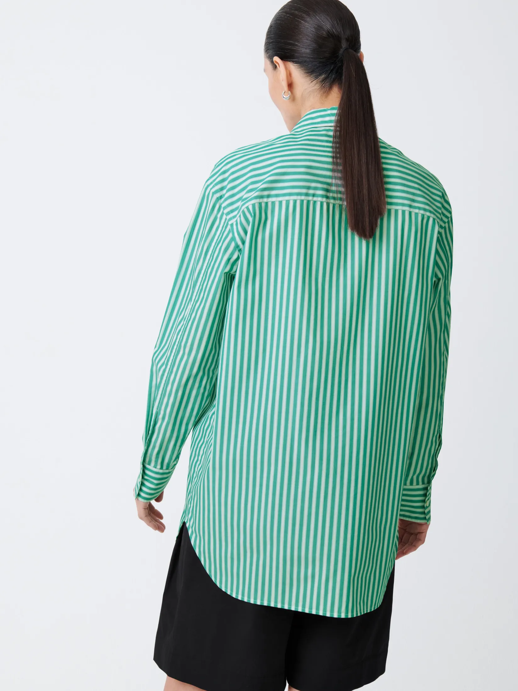 Best Studio Nicholson Santos Shirt Stripe Green