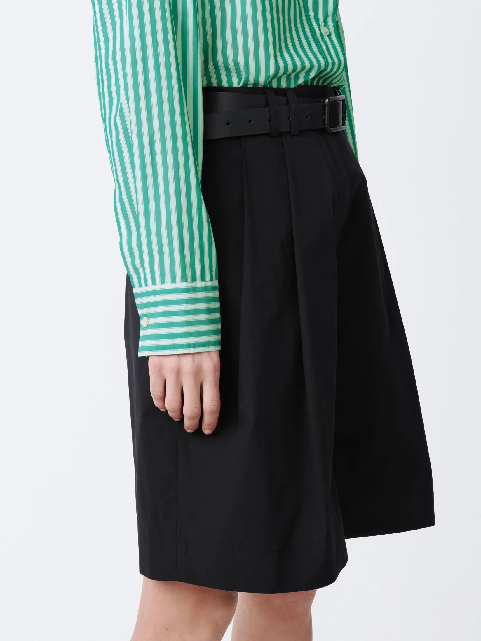 Best Studio Nicholson Santos Shirt Stripe Green