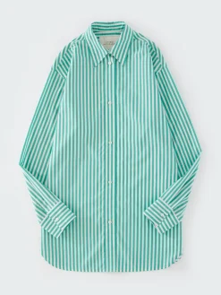 Best Studio Nicholson Santos Shirt Stripe Green