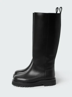 Outlet Studio Nicholson Semotan Leather Boot Black