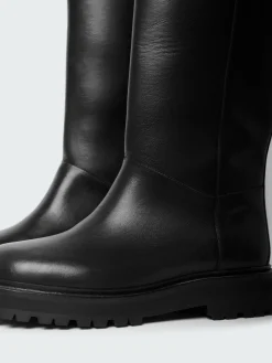 Outlet Studio Nicholson Semotan Leather Boot Black