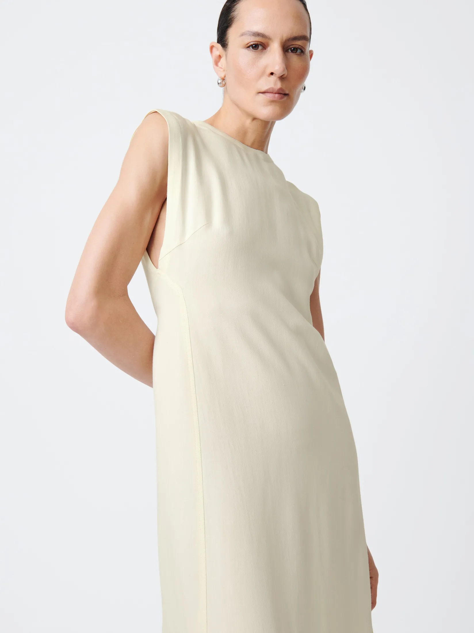 Fashion Studio Nicholson Sevan Dress Parchment