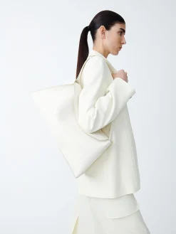 Hot Studio Nicholson Shiboru Leather Bag Parchment