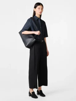 Hot Studio Nicholson Shiboru Leather Bag Darkest Navy