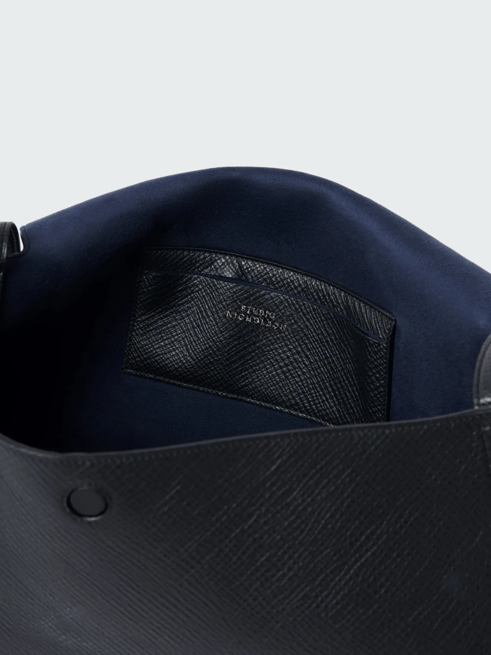 Hot Studio Nicholson Shiboru Leather Bag Darkest Navy