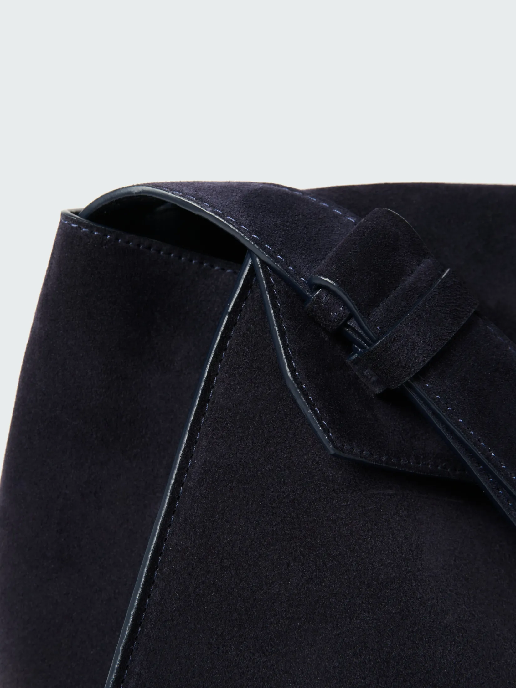 Hot Studio Nicholson Shiboru Suede Bag Darkest Navy