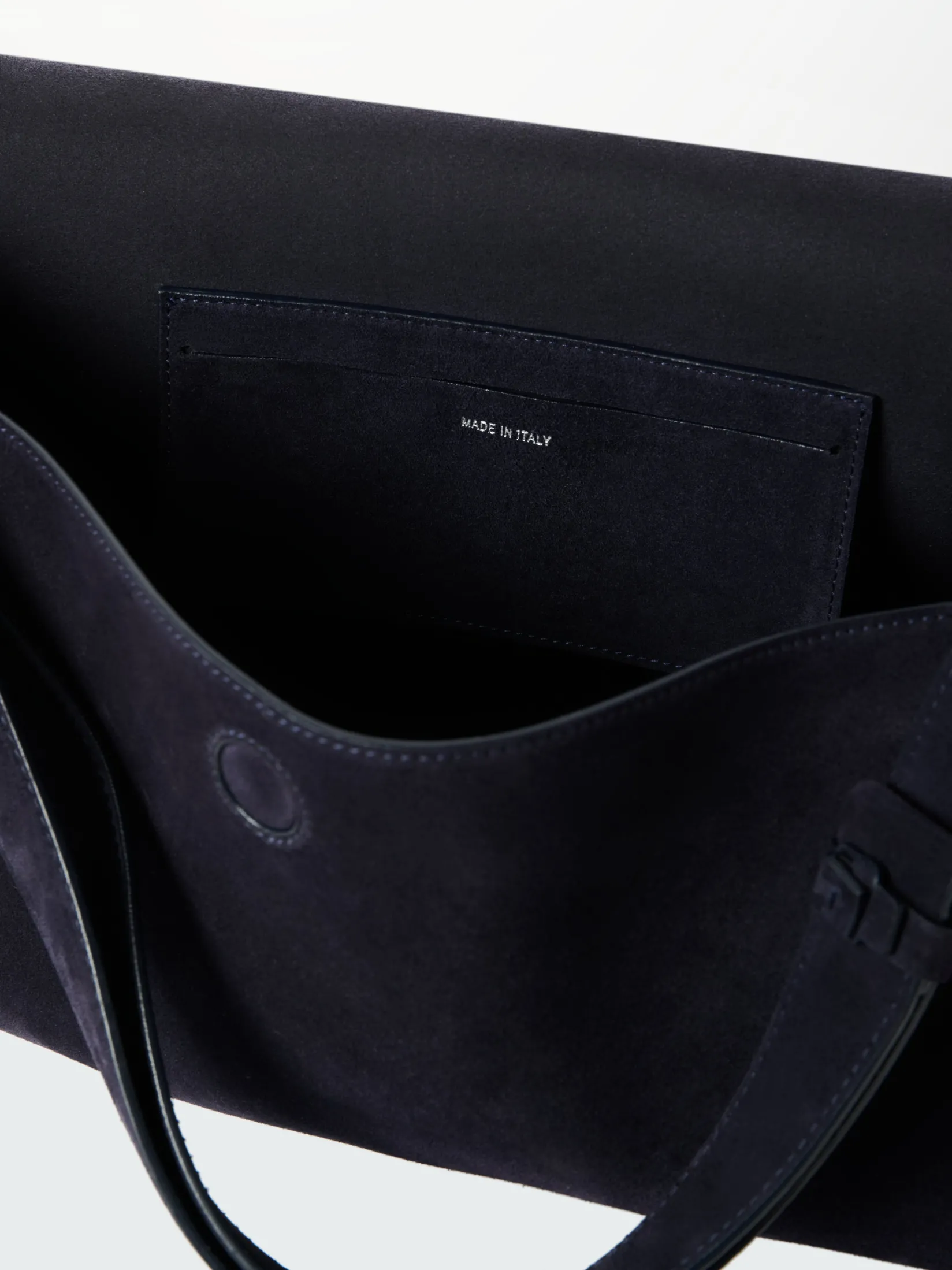 Hot Studio Nicholson Shiboru Suede Bag Darkest Navy