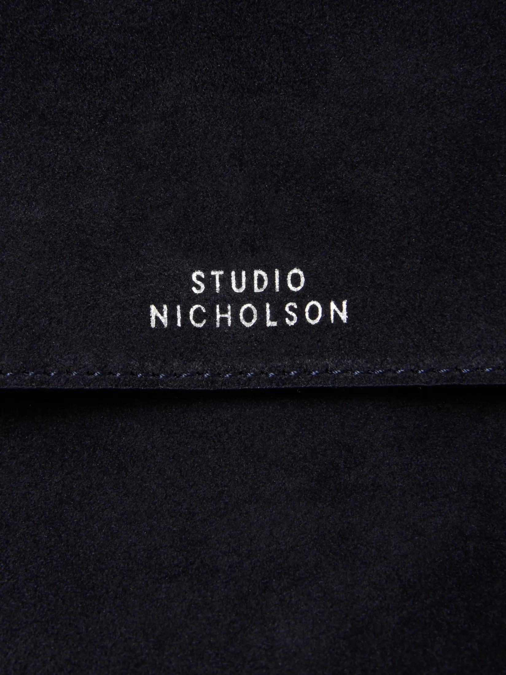 Hot Studio Nicholson Shiboru Suede Bag Darkest Navy