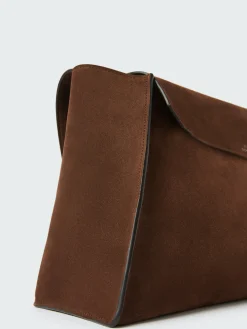 Online Studio Nicholson Shiboru Suede Bag Cocoa