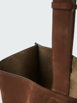 Online Studio Nicholson Shiboru Suede Bag Cocoa
