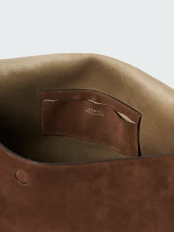 Online Studio Nicholson Shiboru Suede Bag Cocoa