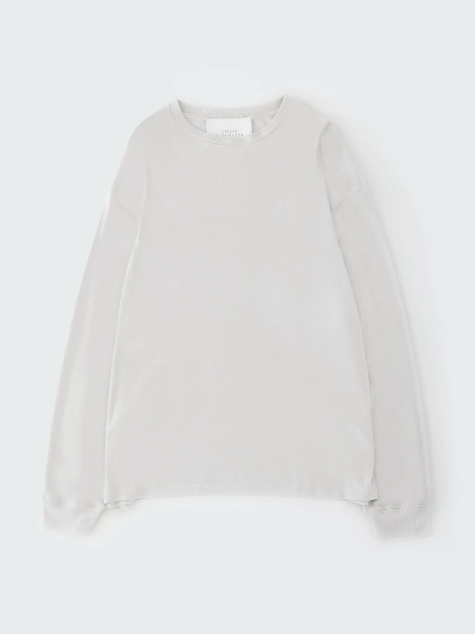 Outlet Studio Nicholson Simmons Lyocell T-shirt Bone Grey