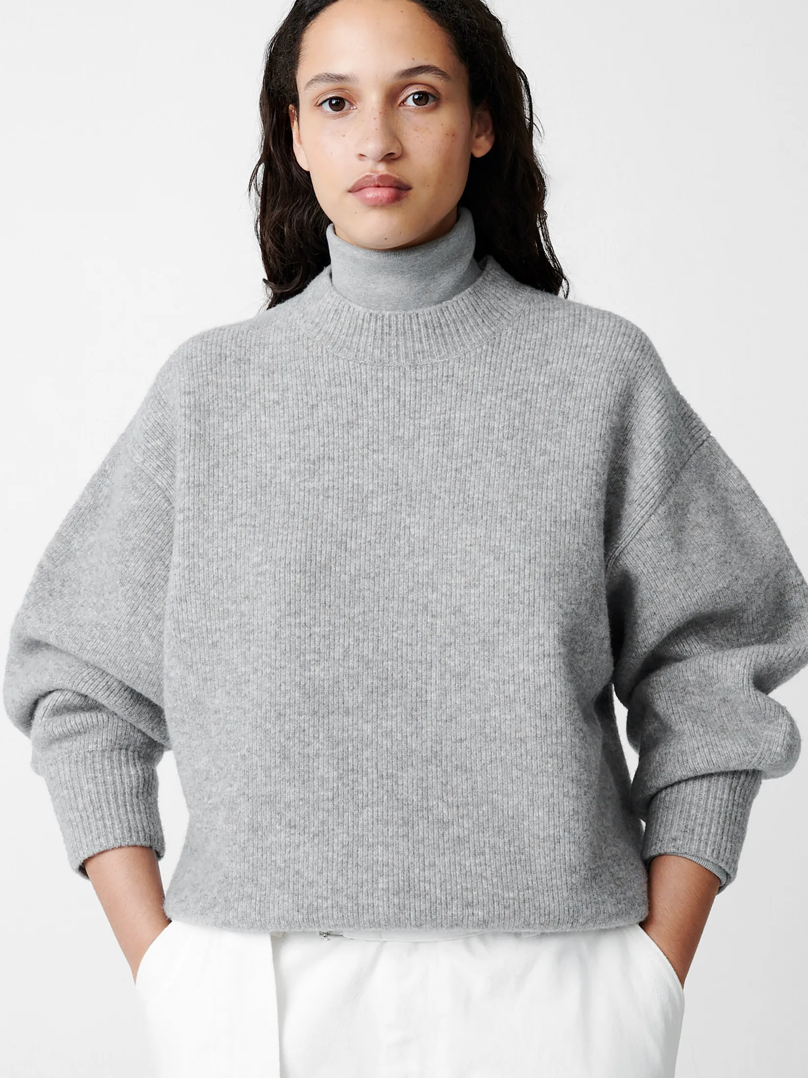 Outlet Studio Nicholson Sirio Knit Grey Melange