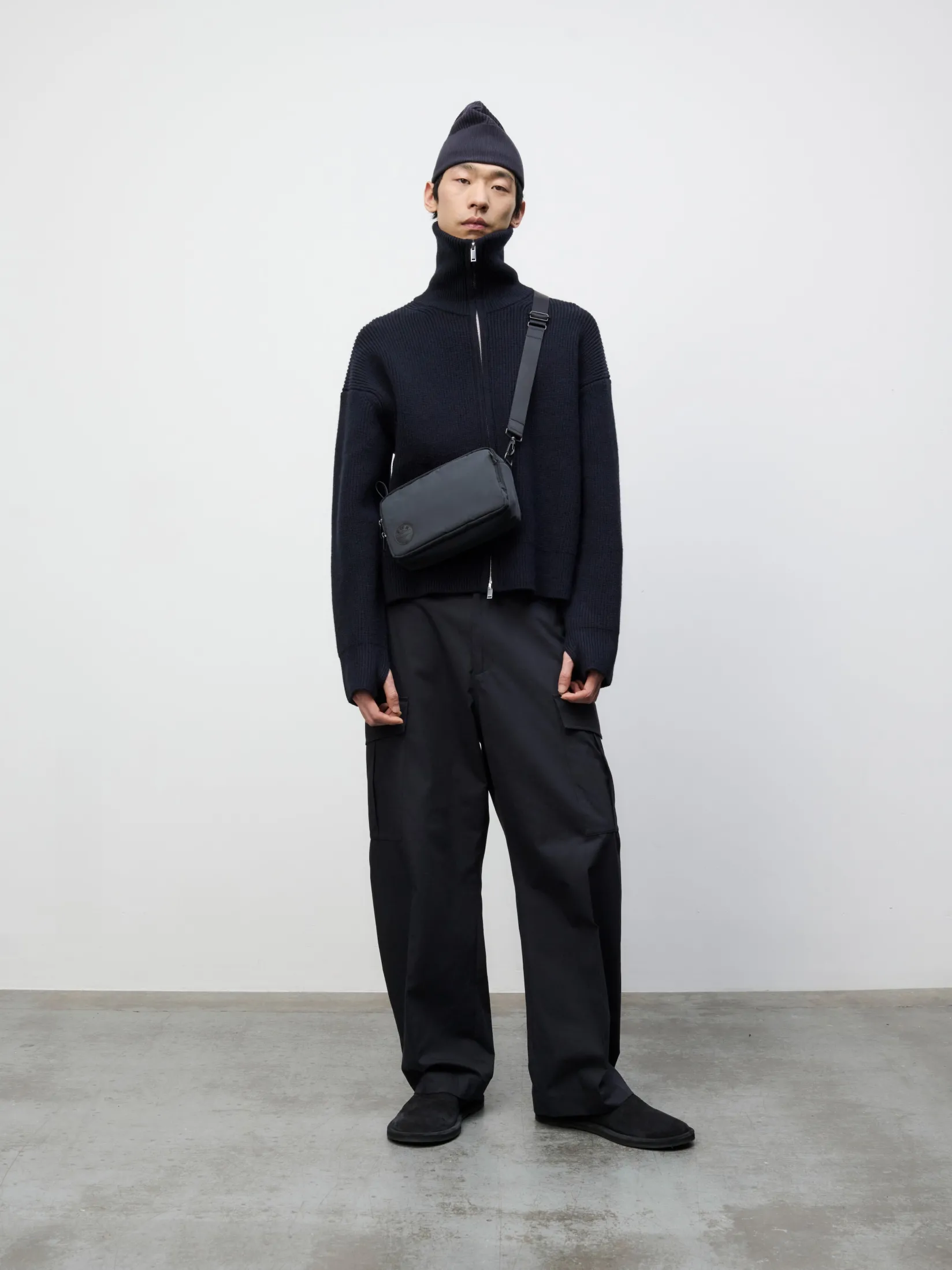 Outlet Studio Nicholson SN x POTR YOSHIDA & Co. Shoulder bag Darkest Navy