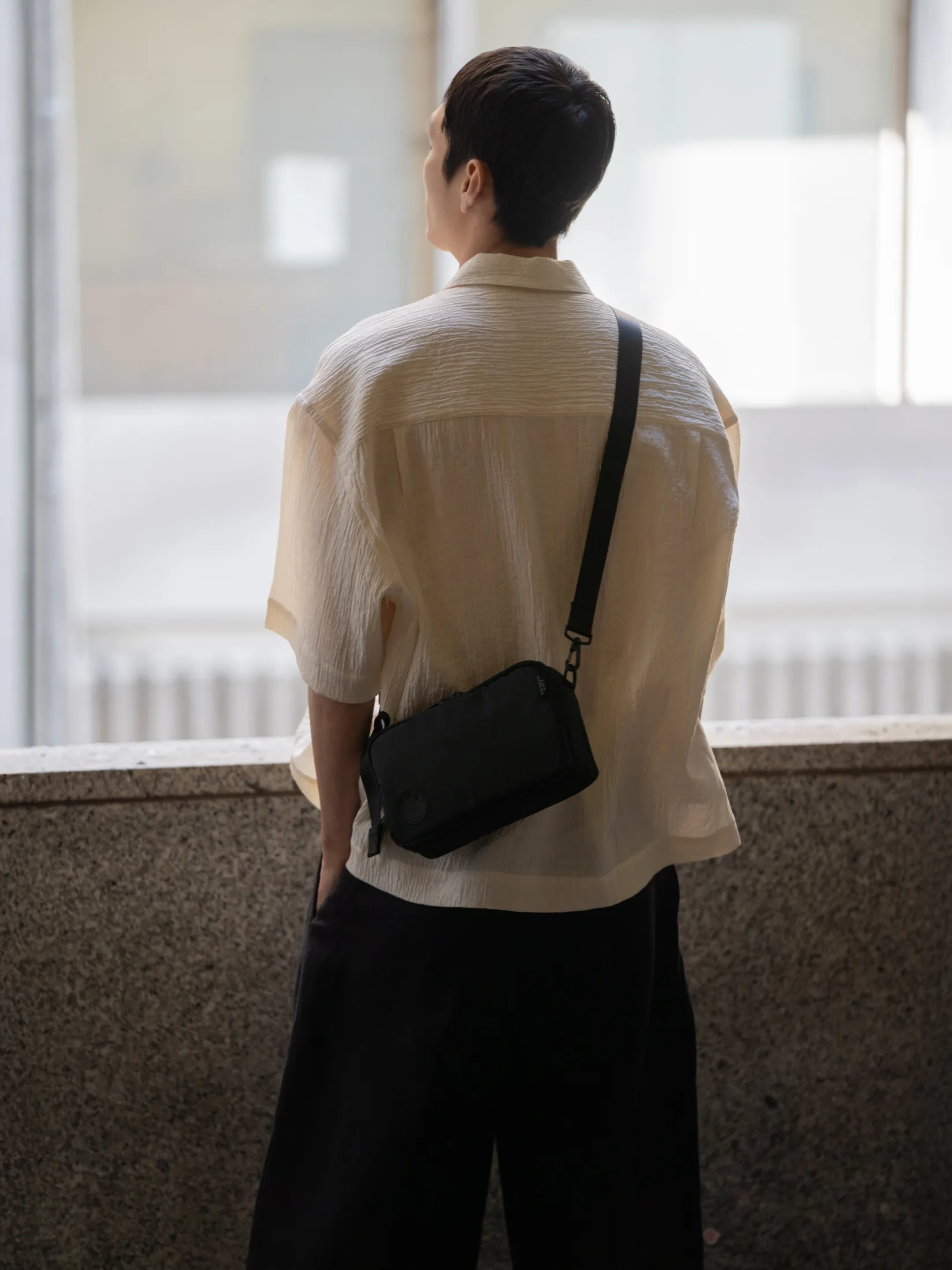Outlet Studio Nicholson SN x POTR YOSHIDA & Co. Shoulder bag Darkest Navy