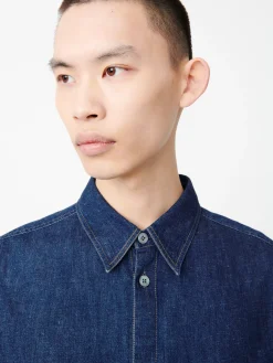 Sale Studio Nicholson Sorono Denim Shirt Indigo